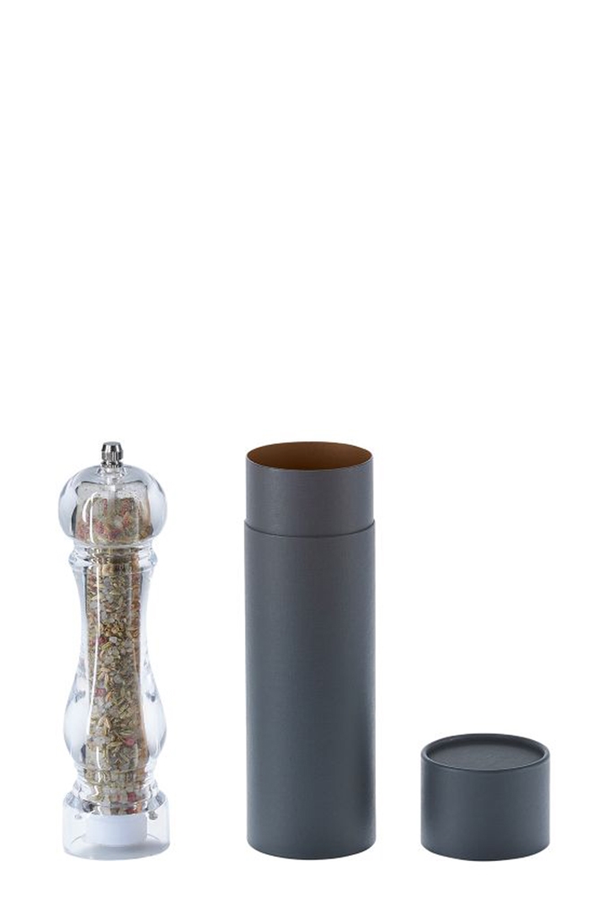 Geschenk Kartonnen Koker Rondo Zwart 6.6x21.5cm 50stuks