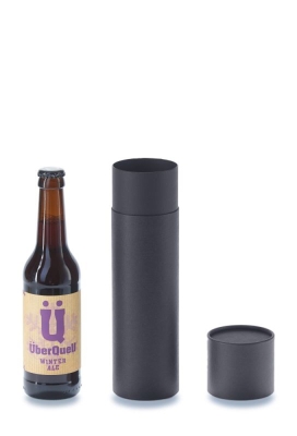 Geschenk Kartonnen Koker Rondo Zwart 6.6x24.5cm 50stuks