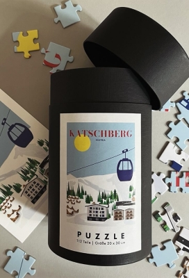 Geschenk Kartonnen Koker Rondo Zwart 8.7x15cm 50stuks