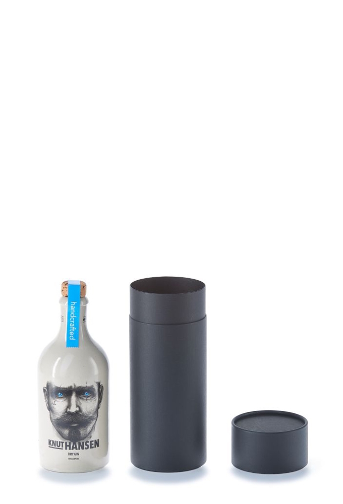 Geschenk Kartonnen Koker Rondo Zwart 8.7x21.5cm 50stuks