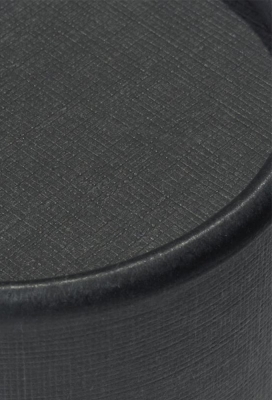 Geschenk Kartonnen Koker Rondo Zwart 8.7x21.5cm 50stuks