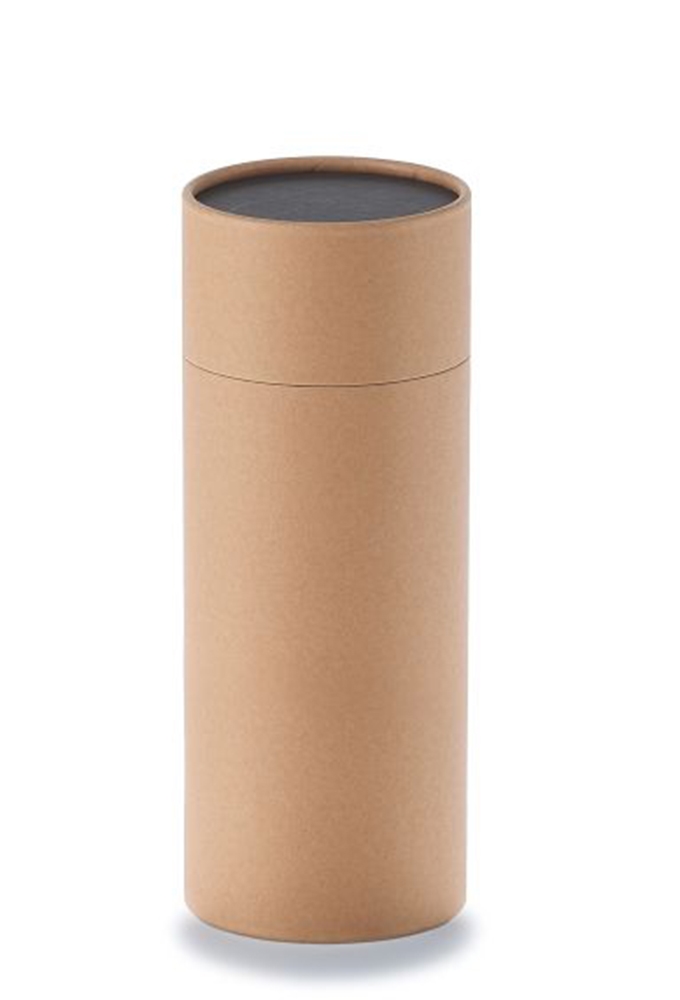 Geschenk Kartonnen Koker Rondo Kraft Zwart 8.7x21.5cm 50stuks