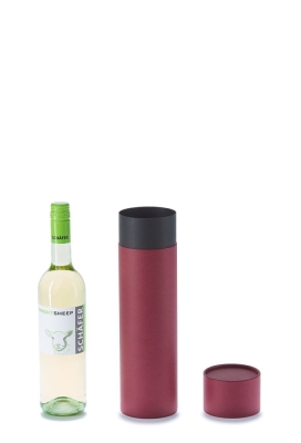 Geschenk Kartonnen Koker Rondo Bordeaux 8.7x31.5cm 25stuks