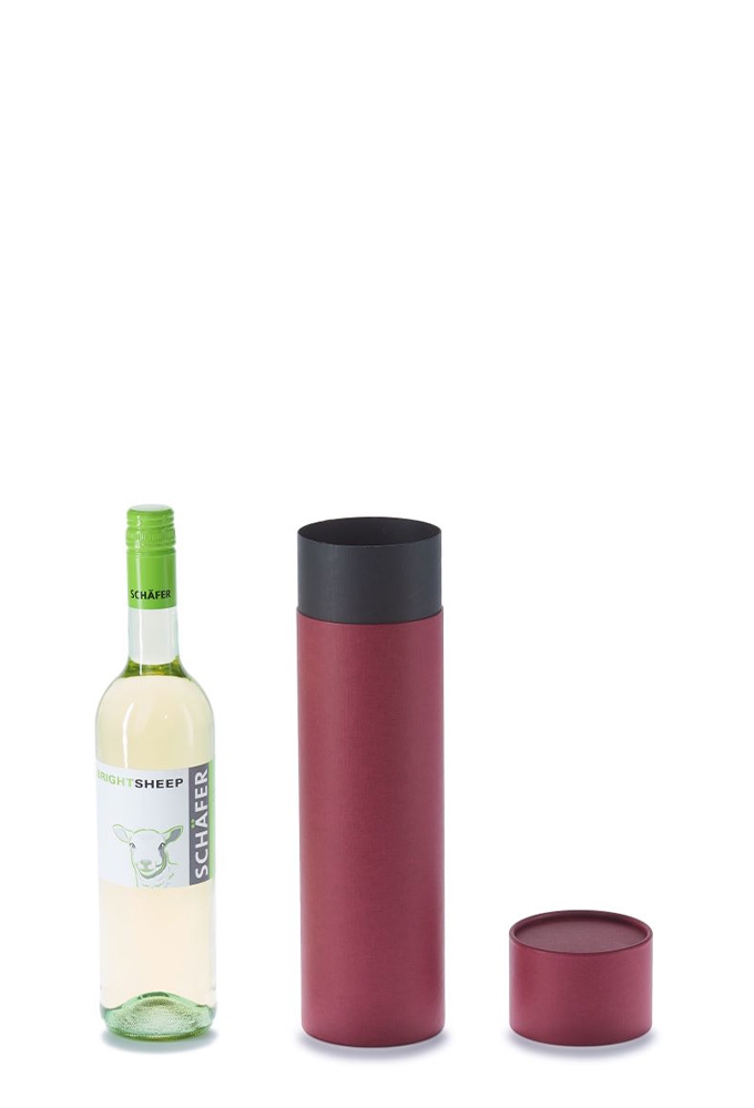 Geschenk Kartonnen Koker Rondo Bordeaux 8.7x31.5cm 25stuks