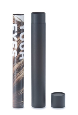 Geschenk Kartonnen Koker Rondo Zwart 6.6x43.5cm 25stuks