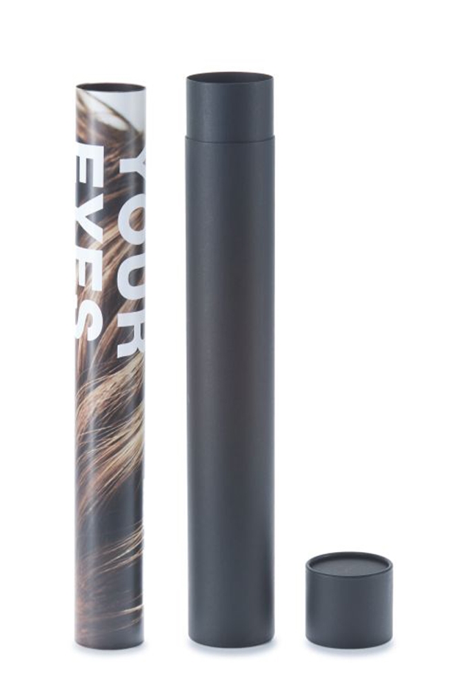 Geschenk Kartonnen Koker Rondo Zwart 6.6x43.5cm 25stuks