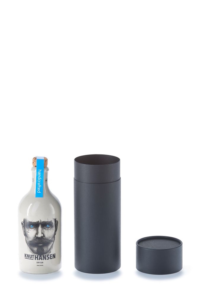 Geschenk Kartonnen Koker Rondo Zwart 9.7x23.5cm 50stuks