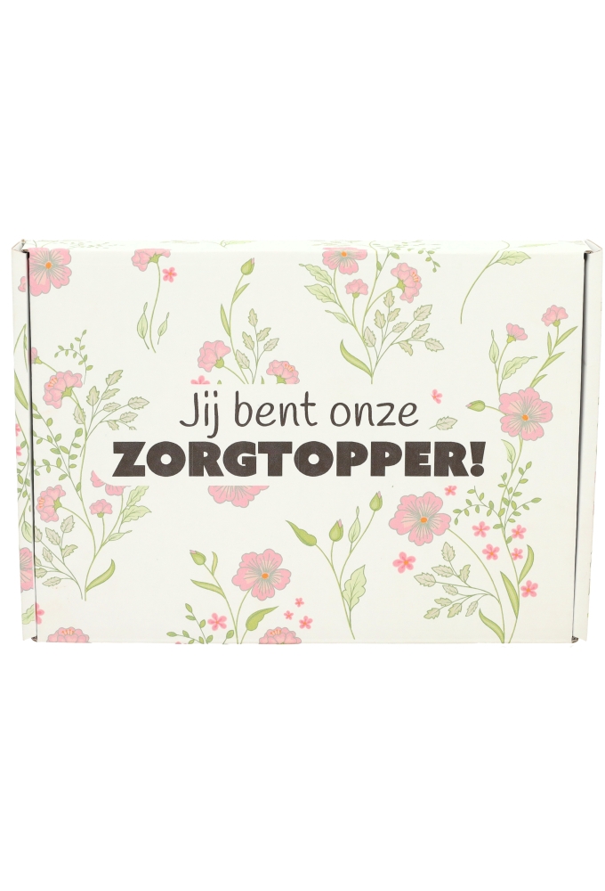 Brievenbusdoos Jij Bent Onze Zorgtopper Flower A5 22x16x2.8cm 10st