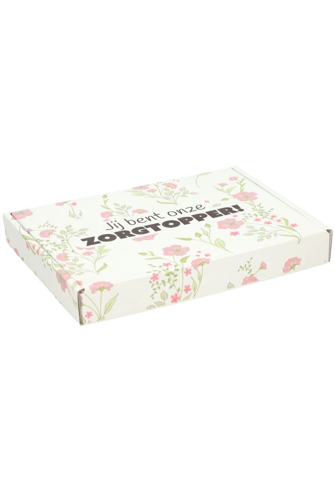 Brievenbusdoos Jij Bent Onze Zorgtopper Flower A5 22x16x2.8cm 10st