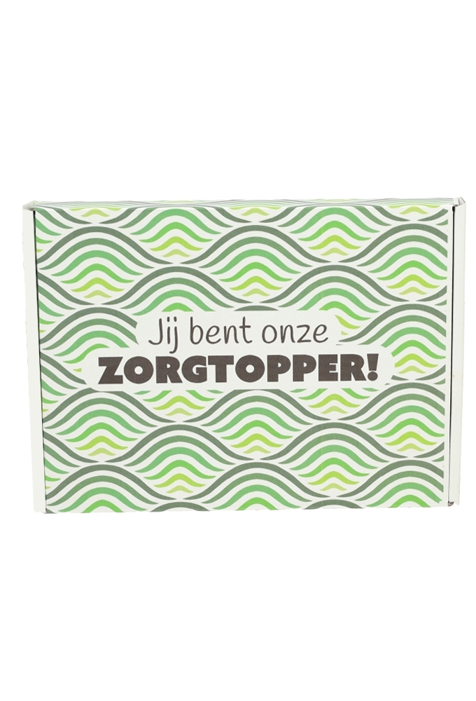 Brievenbusdoos Jij Bent Onze Zorgtopper Flow Groen A5 22x16x2.8cm 10st