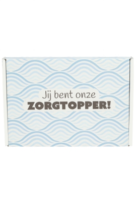Brievenbusdoos Jij Bent Onze Zorgtopper Flow Blauw A5 22x16x2.8cm 10st