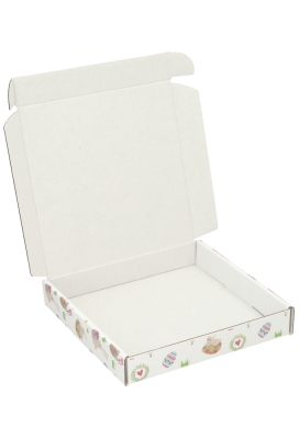 Brievenbusdoos Happy Easter Vierkant 17.5x17.5x2.8cm  10stuks