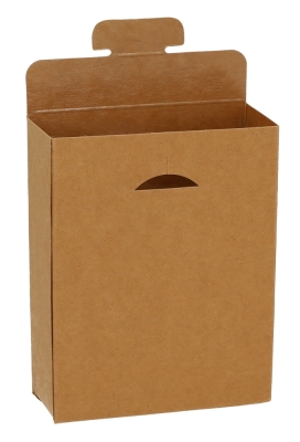 Cadeaudoosjes Kura Kraft Met Hartjes Venster 13.3x10.5x4.4cm 24stuks