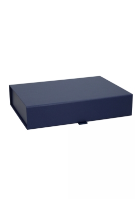 Luxueuze Magneetdozen Diamond & Lintje Navy 31.5x23.5x6.5cm 12stuks