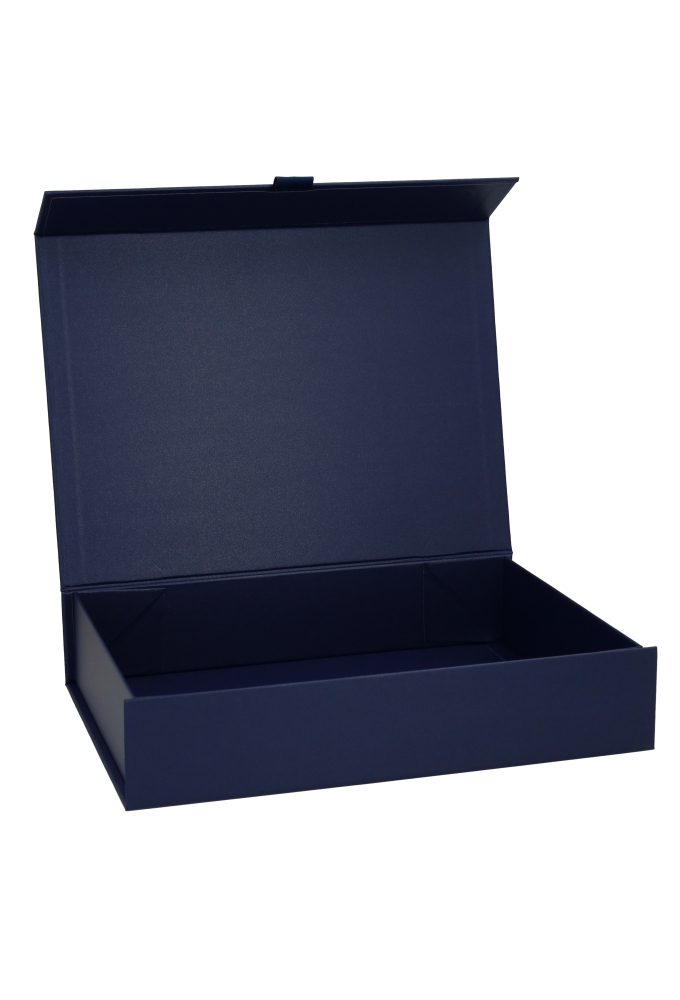 Luxueuze Magneetdozen Diamond & Lintje Navy 31.5x23.5x6.5cm 12stuks