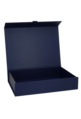 Luxueuze Magneetdozen Diamond & Lintje Navy 31.5x23.5x6.5cm 12stuks