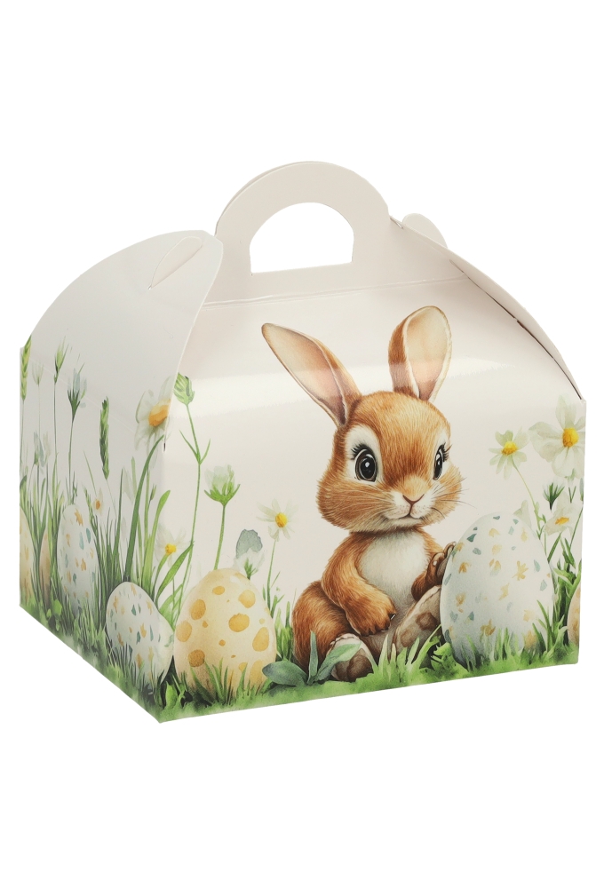 Bonbondoosjes Haasje & Ei 500gram Koffersluiting 11.5x9x7cm 24st