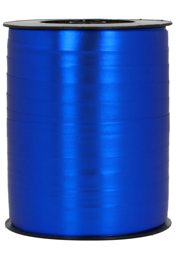 Krullint Mat Metallic Donker Blauw 10mm x 250meter