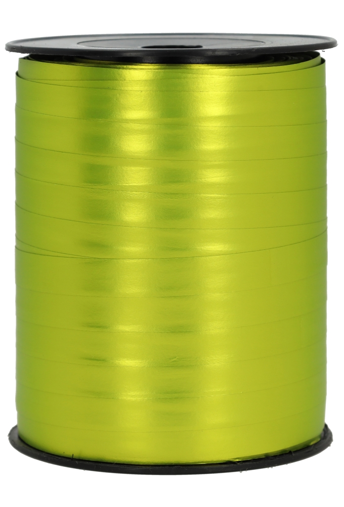 Krullint Mat Metallic Groen 10mm x 250meter