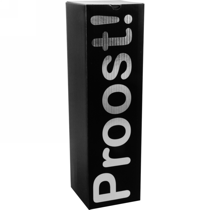 Wijndozen 1-Fles Proost 9.3x9.3x33cm 10stuks