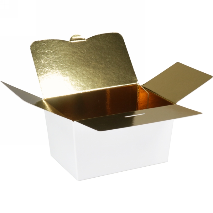 Bonbondoosjes Tumby Wit 150gr 8.9x6x5cm 50st OP IS OP