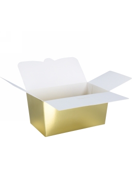 Bonbondoosjes Tumby Goud 500gr 13.2x7.6x7cm 25st OP IS OP