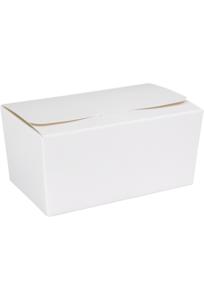 Bonbondoosjes Tumby Wit 375gr 12.5x7.3x6.2cm 50st OP IS OP