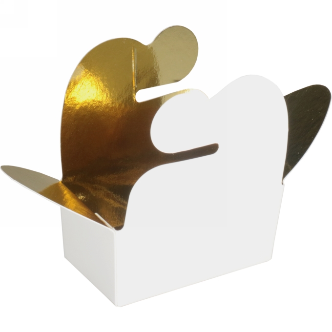 Bonbondoosjes Tumby Wit Vlinder Voor 2 Bonbons 6.7x3.9x3.2cm 50st