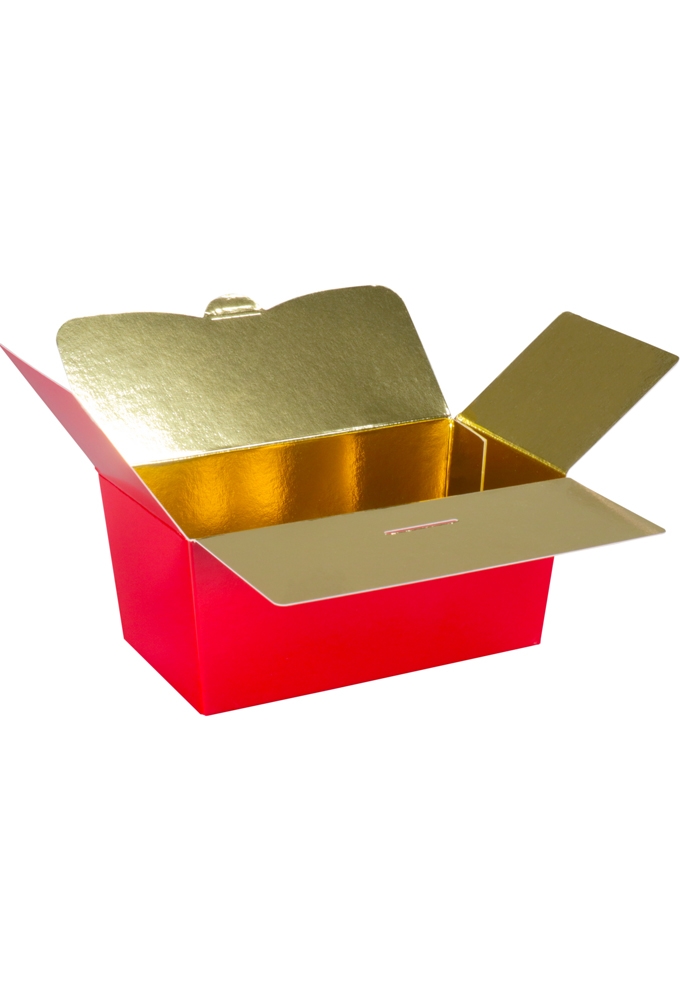 Bonbondoosjes Tumby Rood 375gr 12.5x7.3x6.2cm 50st OP IS OP