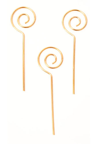 Decoratie Goud Metallic Sinterklaas Stafjes 7cm 150stuks