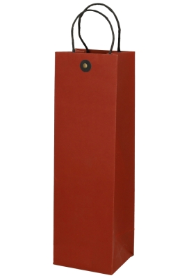 Wijntasjes 1fles Bordeaux Met Knop & Hengsel 11x10x36m 10stuks
