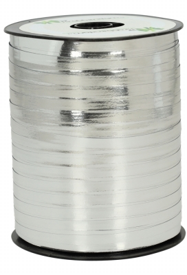 Krullint Metallic Reflex Zilver 5mm x 500 meter 