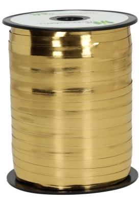 Krullint Metallic Reflex Goud 5mm x 500 meter 