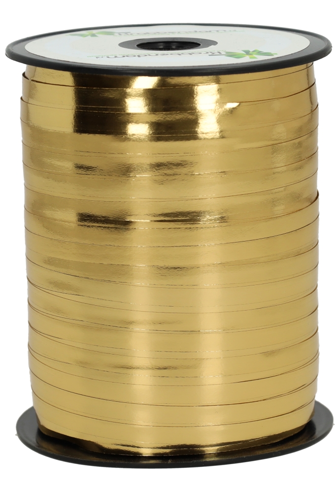 Krullint Metallic Reflex Goud 5mm x 500 meter 