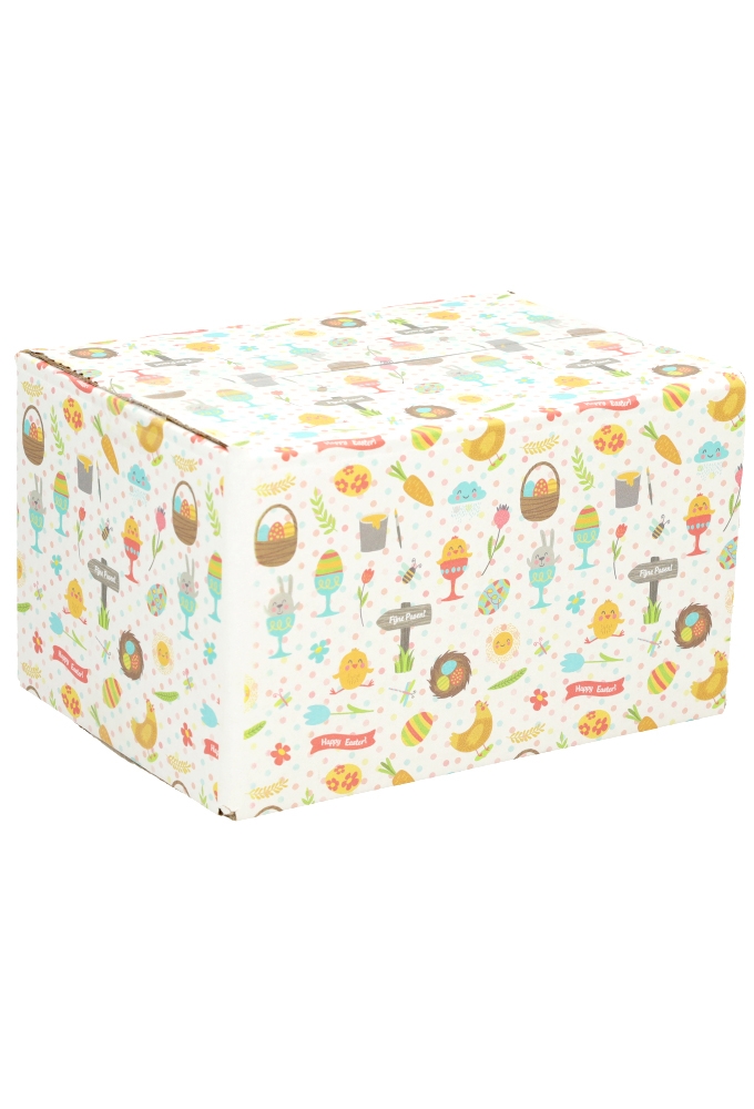 Geschenkdozen Paasprint 21.5x15x12cm 30stuks