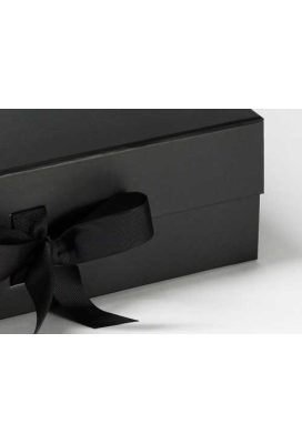 Luxueuze Magneetdozen Diamond & Satijn Zwart Mat 31.5x23,5x10.5cm 9st