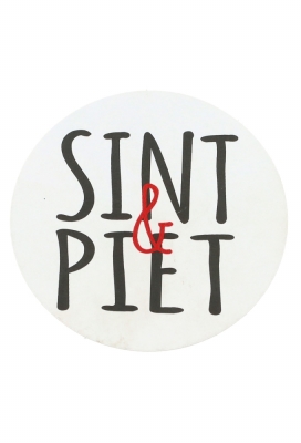 Etiketten Sint & Piet 40mm 500stuks OP IS OP