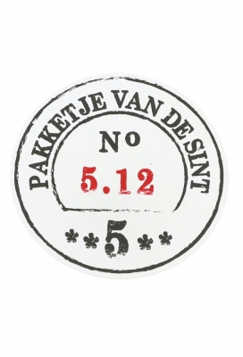 Etiketten Sint Pakketjes Van De Sint 40mm 500stuks OP IS OP