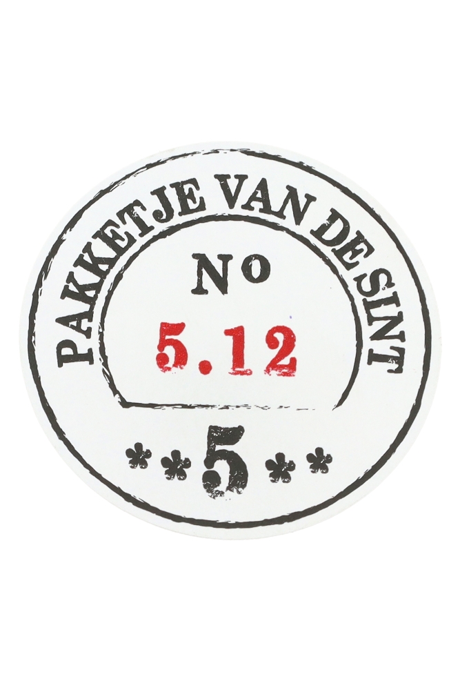 Etiketten Sint Pakketjes Van De Sint 40mm 500stuks OP IS OP