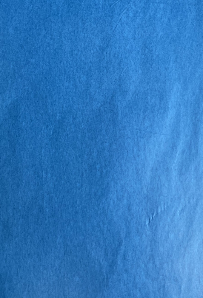 Zijdevloei - Vloeipapier Onbedrukt Blauw Middel 50x70cm 100 vellen