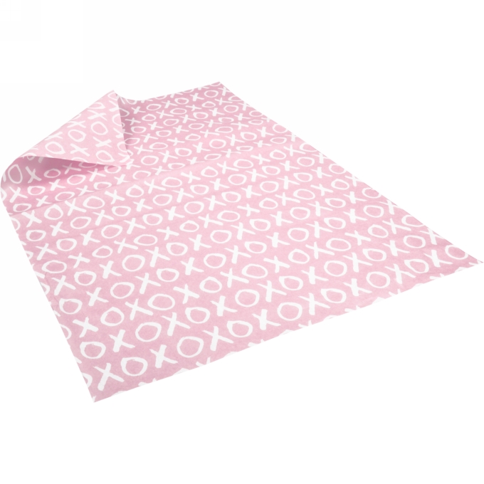 Zijdevloei - Vloeipapier Bedrukt XOXO 50x70cm 100 vellen
