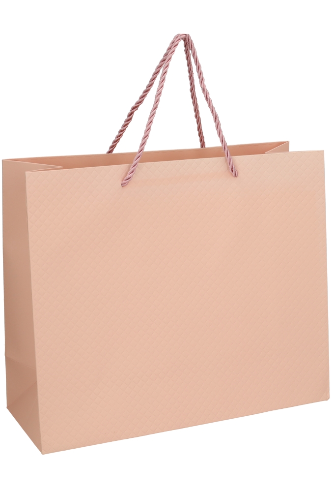 Kadotasjes Everyday Ruitje Roze 31x12x26cm 10stuks