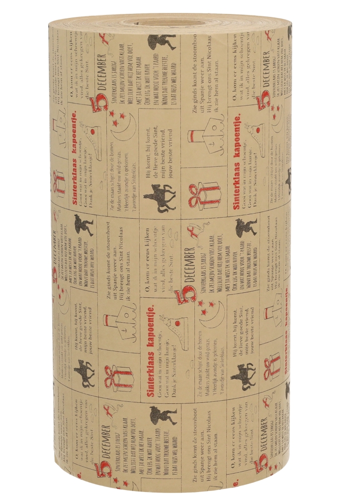 Sintpapier Kraft Kapoentje 30cm x 200meter 70grm OP IS OP