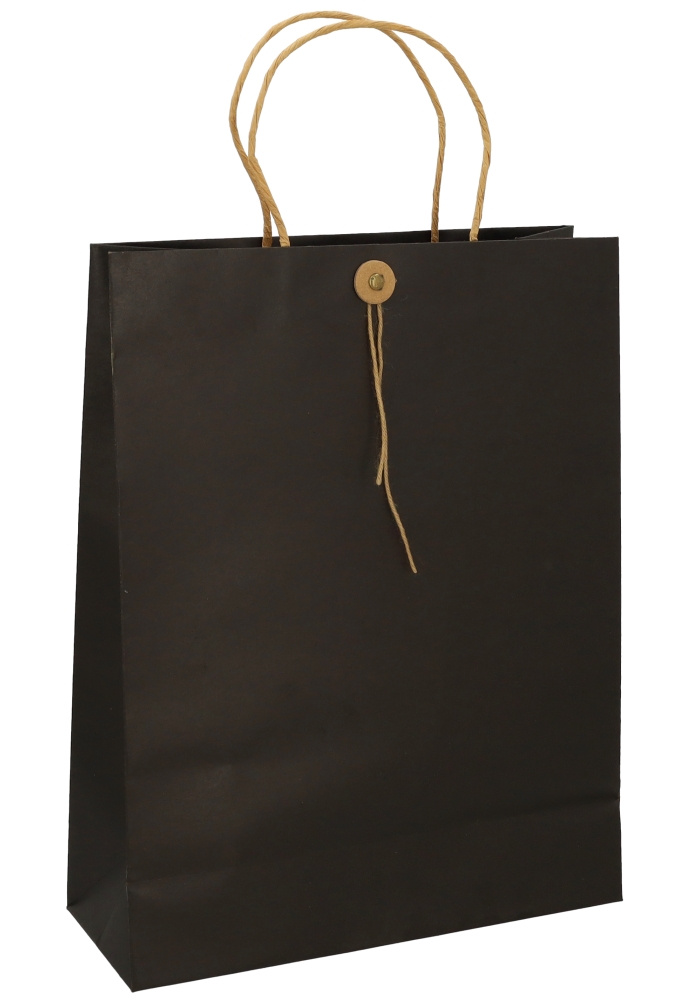 Kadotasjes Everyday Lock Black 25.5x10x33cm 10stuks