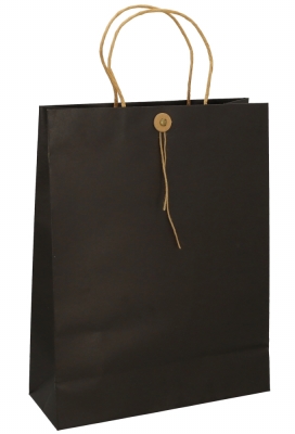 Kadotasjes Everyday Lock Black 25.5x10x33cm 10stuks