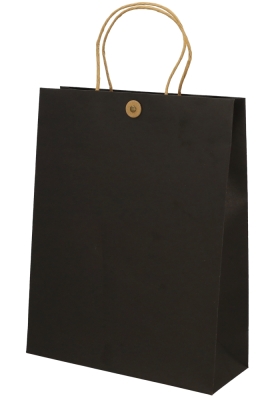 Kadotasjes Everyday Lock Black 25.5x10x33cm 10stuks