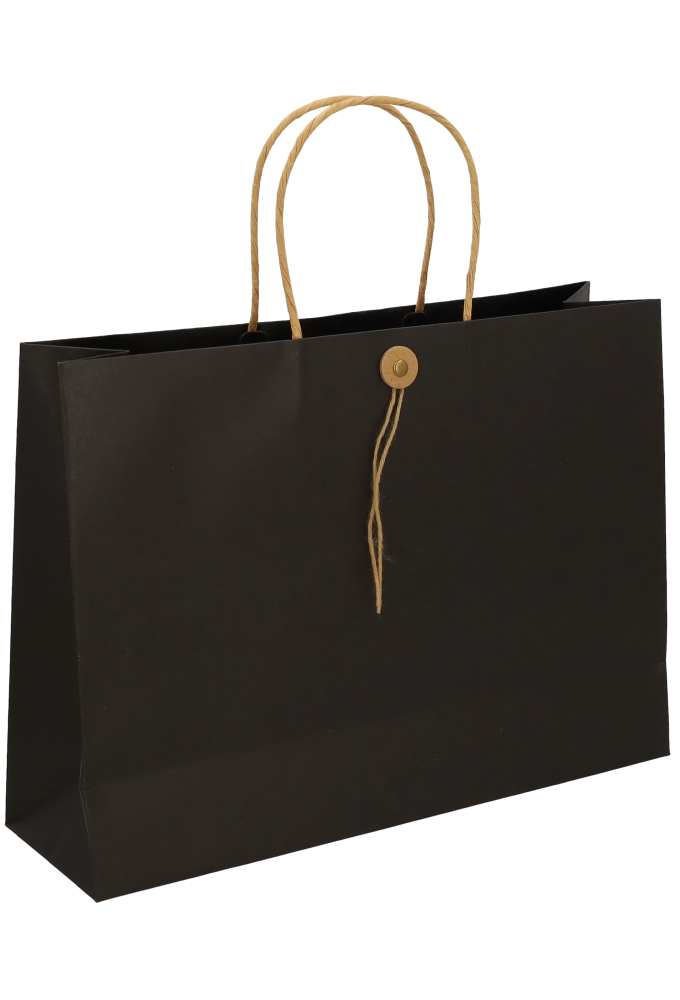 Kadotasjes Everyday Lock Black 32.5x10x24cm 10stuks