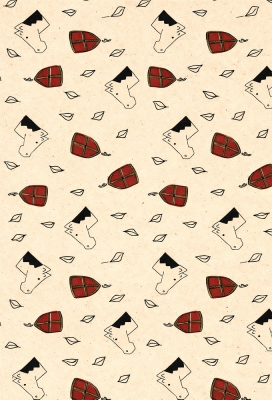 Sintpapier Kraft Sint Paardje 50cm x 100meter 70grm OP IS OP