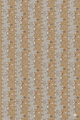 Sintpapier Kraft Sint op het Dak 50cm x 200meter 70grm OP IS OP