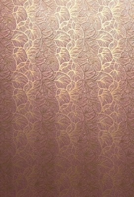 Kadopapier Leafs Roze Goud 80gram 50cm x 200meter